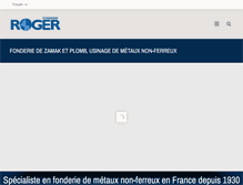 Tablet Screenshot of fonderieroger.fr
